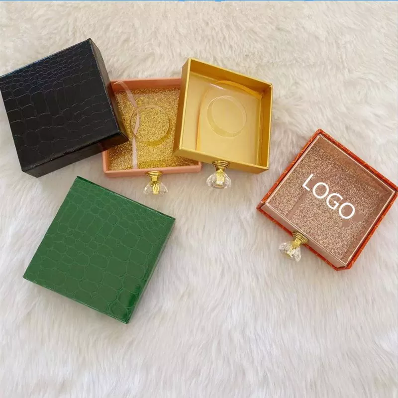 Bulu Mata Alami Pvc Drawer Eyelash Box